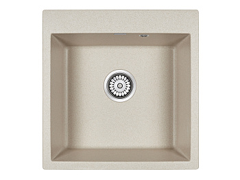 Кухонная мойка Paulmark KANTE 50 PM105152-BE 50х50 цвет бежевый